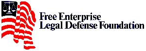 Free Enterprise Legal Defense Foundation letterhead design by Thomas and Joyce, Inc.
